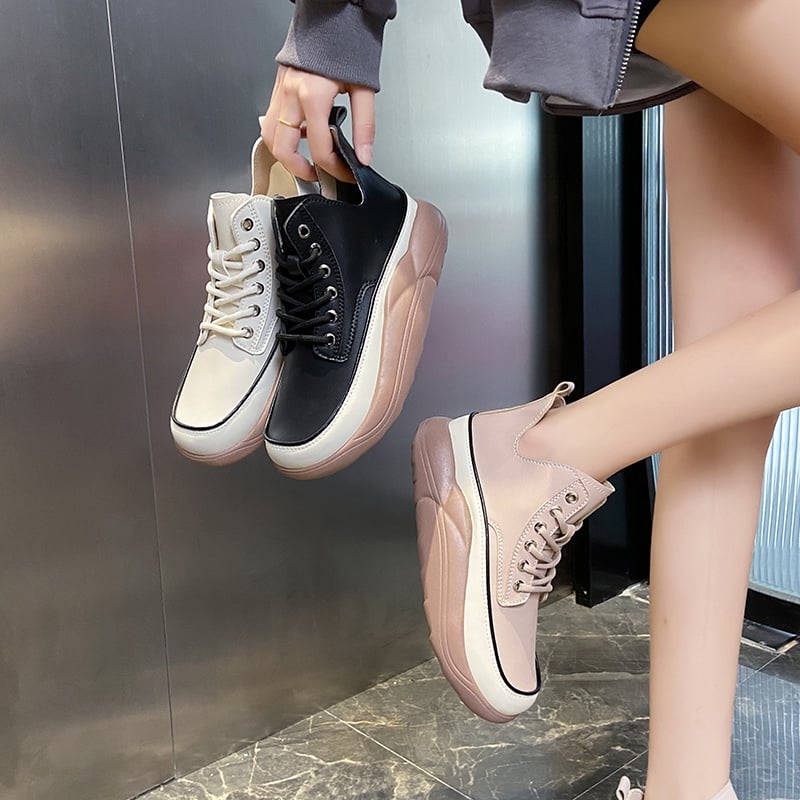 Women's High Top Thick Sole Martin Boots