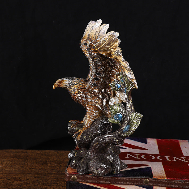 Great Exhibition Resin Eagle Ornament, Office Home Decoration Ornament