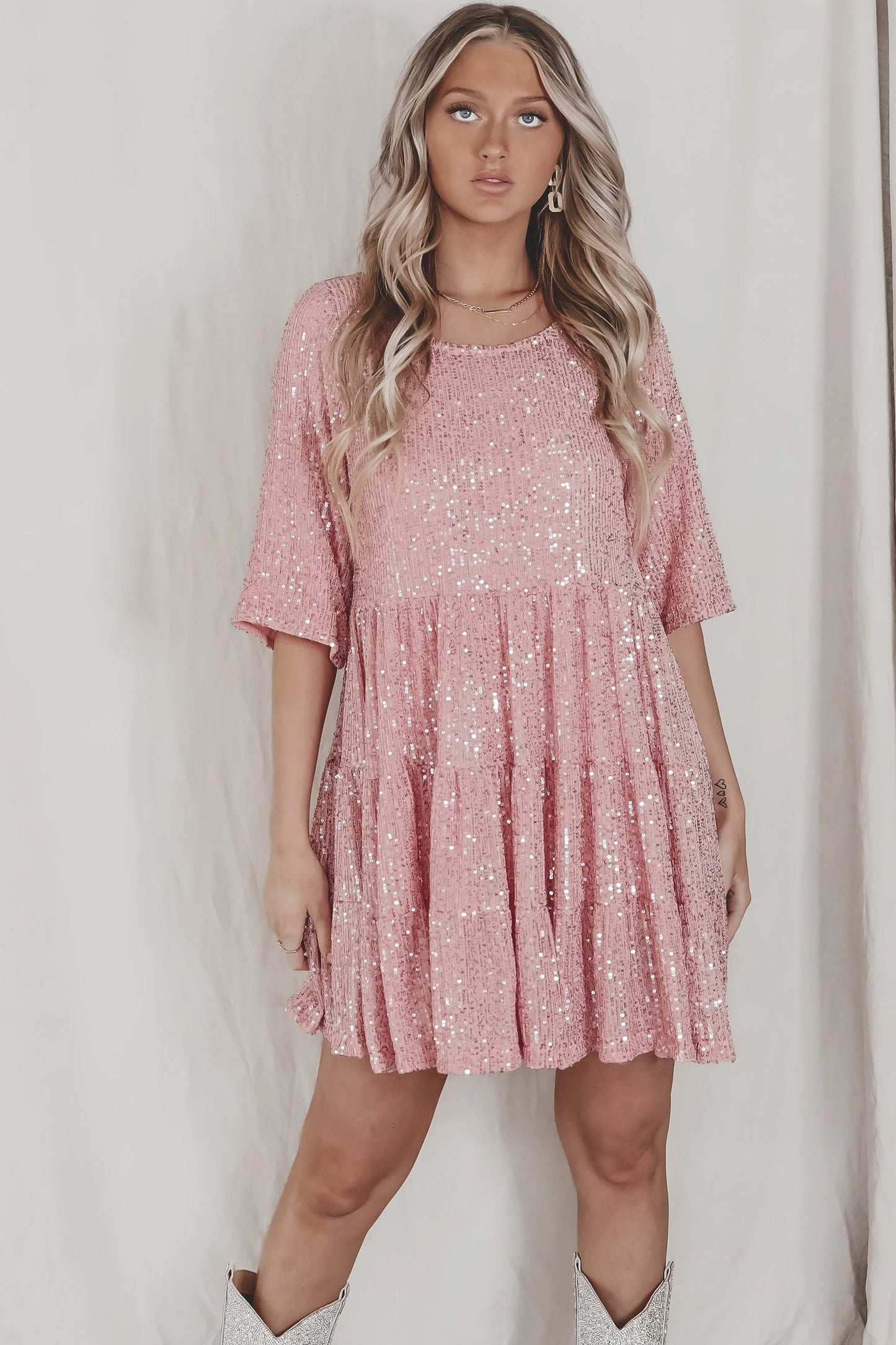 ✨2024 Sequin Baby Doll Dress