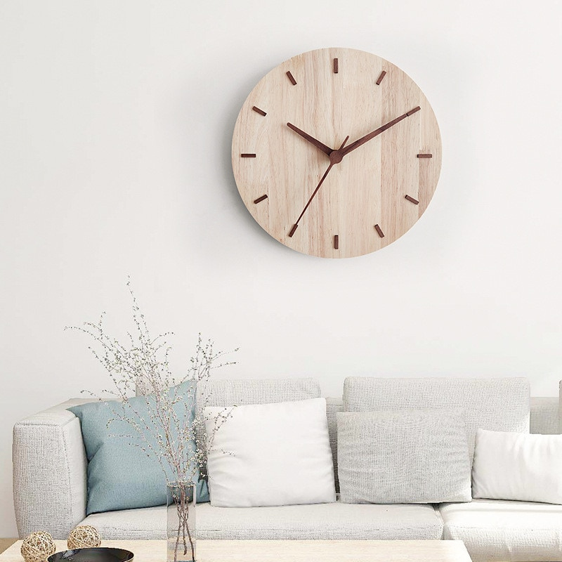 Simple Elegance Wooden Wall Clock