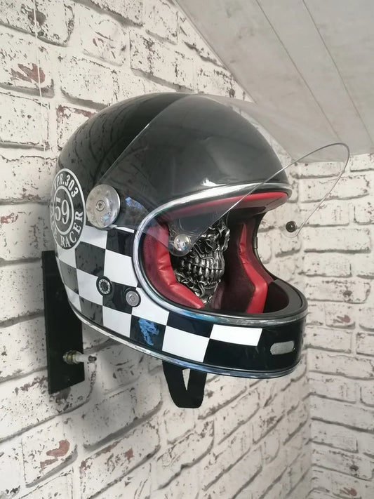 🏴‍☠️Motorcycle helmet and jacket skull holder🎁