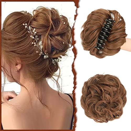 Claw Clip Messy Bun Hair Piece