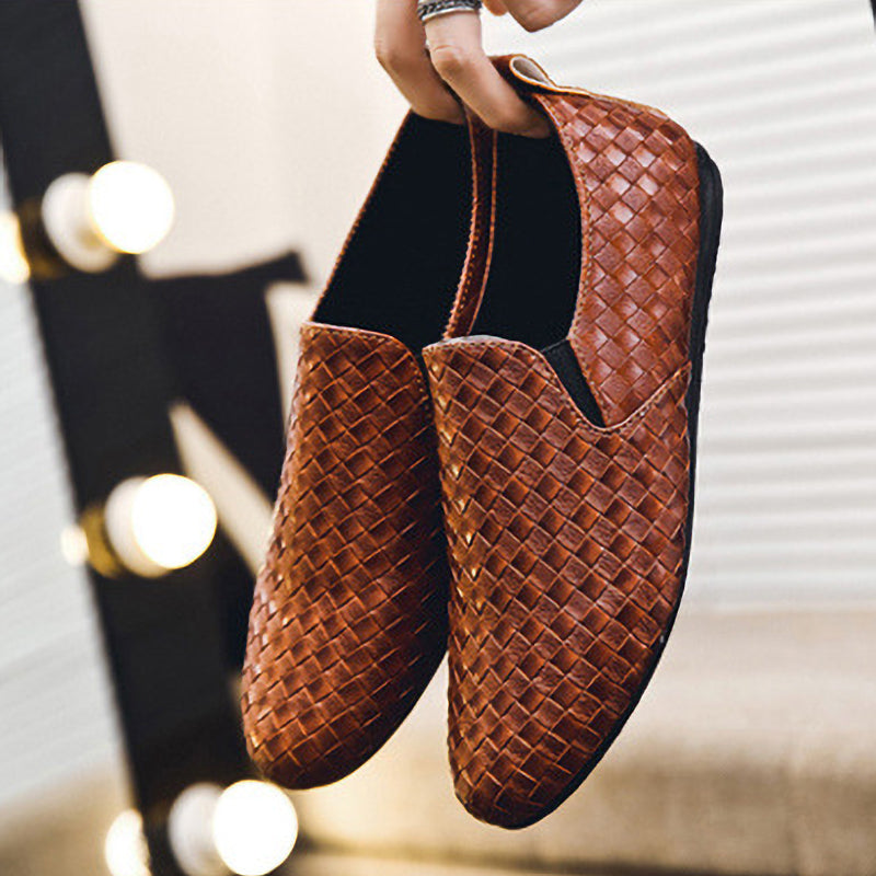 Stylish Men's Slip-on Casual Soft Soled Shoes