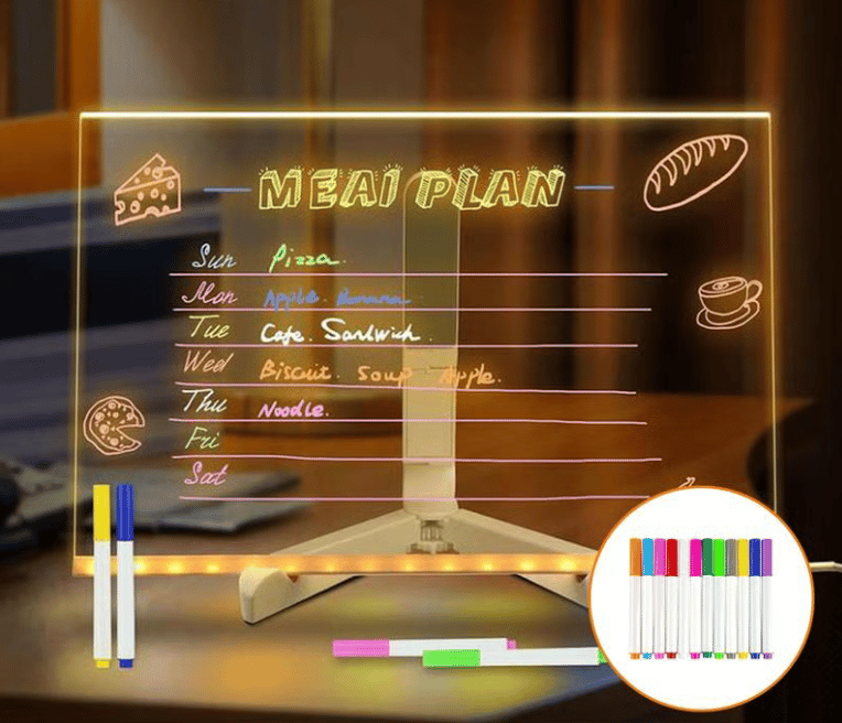 🎁Creative Rewritable Acrylic LED Message Board 🎨