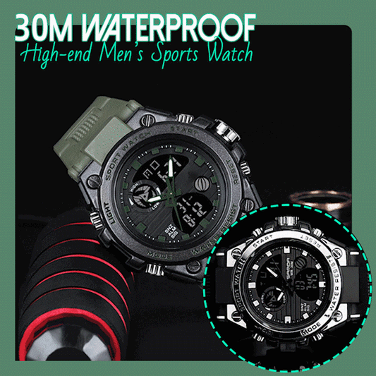 30m Waterproof Premium Men's Sports Watch - Smart and Stylish Smart Waterproof Function Watch