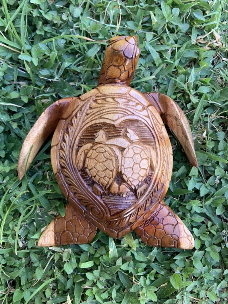 🔥Hawaiian Turtle Woodcarving