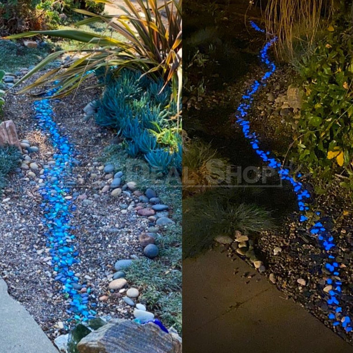 Glow-in-the-Dark Garden Pebbles