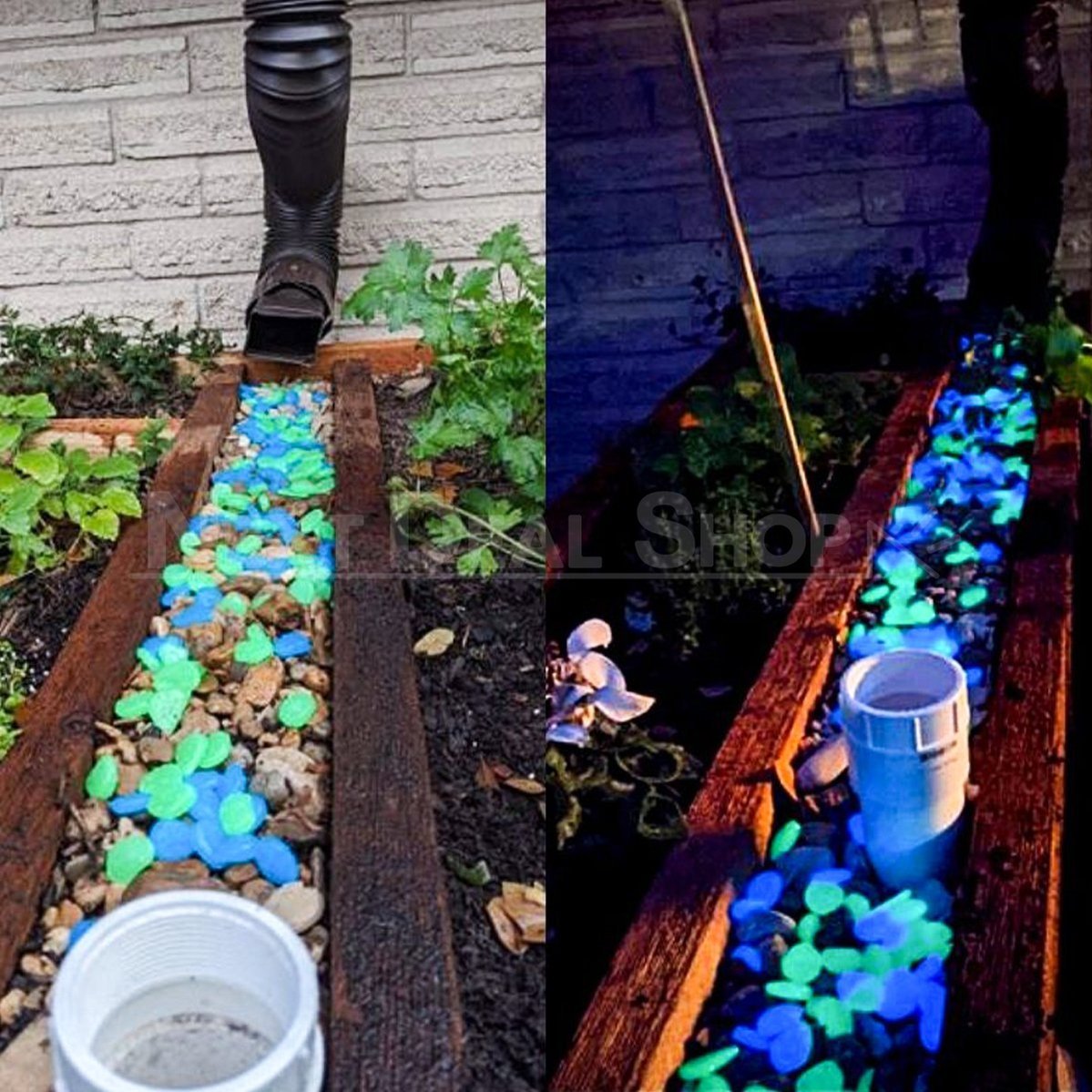 Glow-in-the-Dark Garden Pebbles