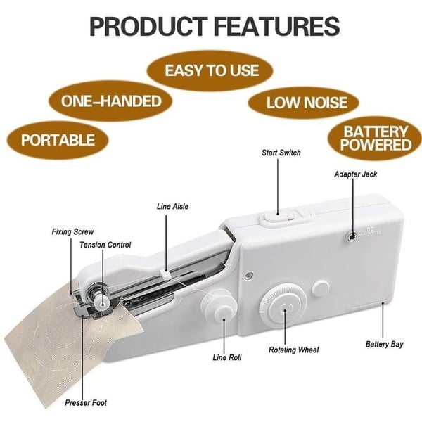 Portable Handheld Sewing Machine