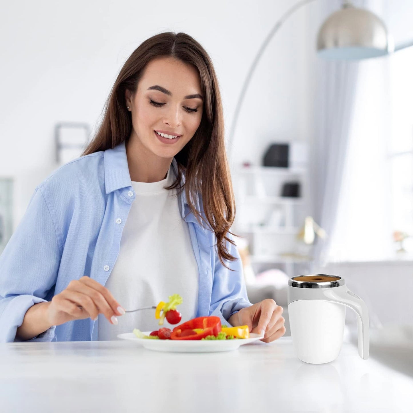 Automatic Magnetic Stirring Coffee Mug