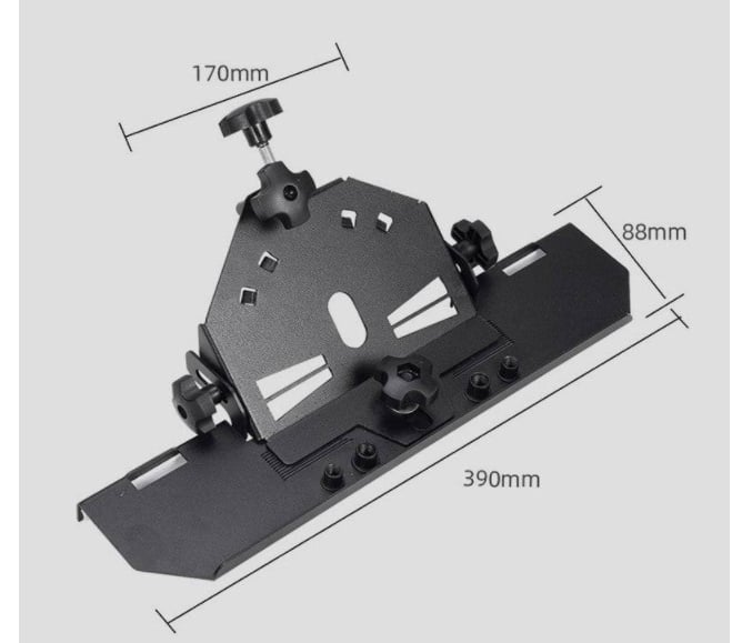 Angle Grinder Stand for 45° bevel cutting