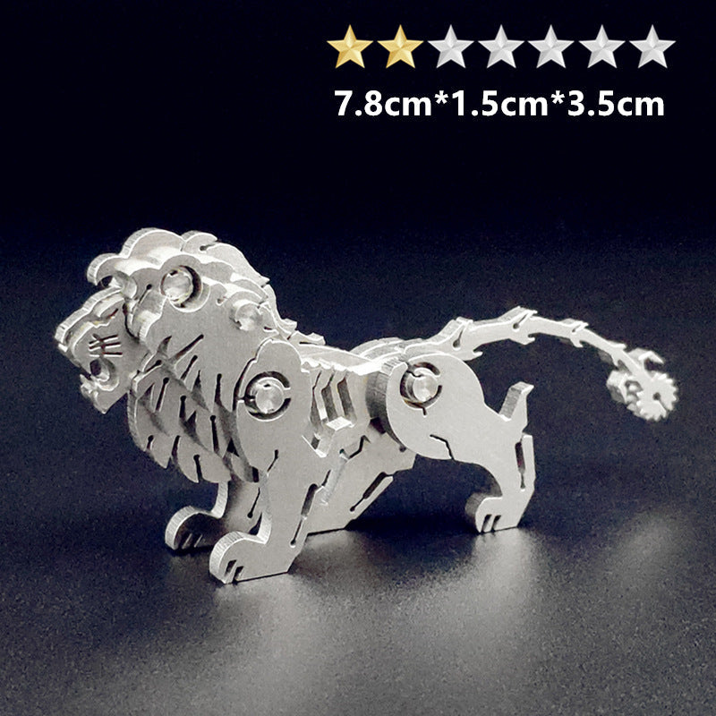 3D Stainless Steel Mythical Creature Puzzle Kit