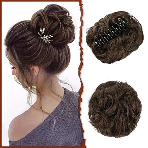 Claw Clip Messy Bun Hair Piece