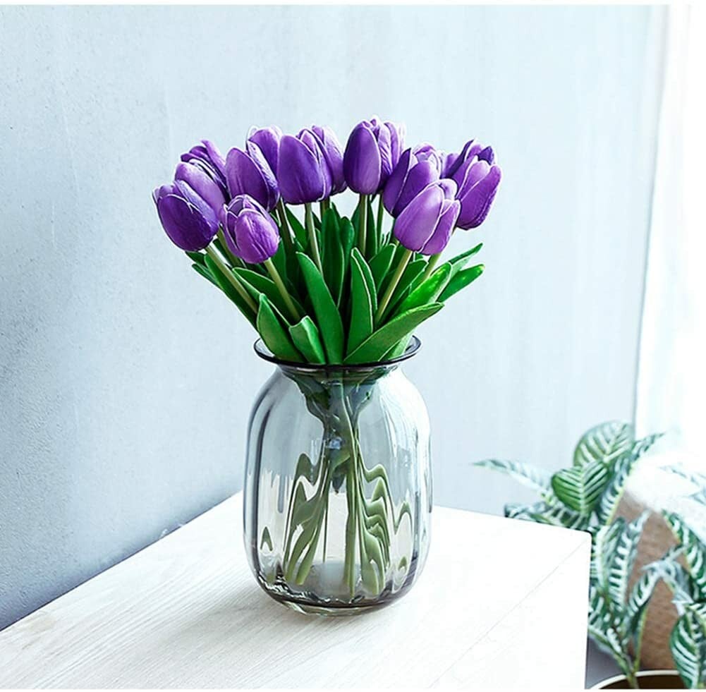 High Quality Artificial Latex Tulips(PCS 10)