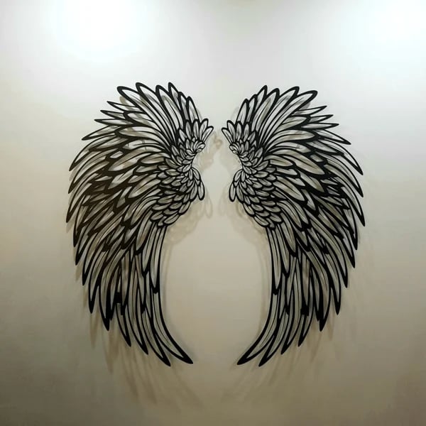 ✨1 PAIR ANGEL WINGS METAL WALL ART WITH LED LIGHTS-🎁GIFT TO HER