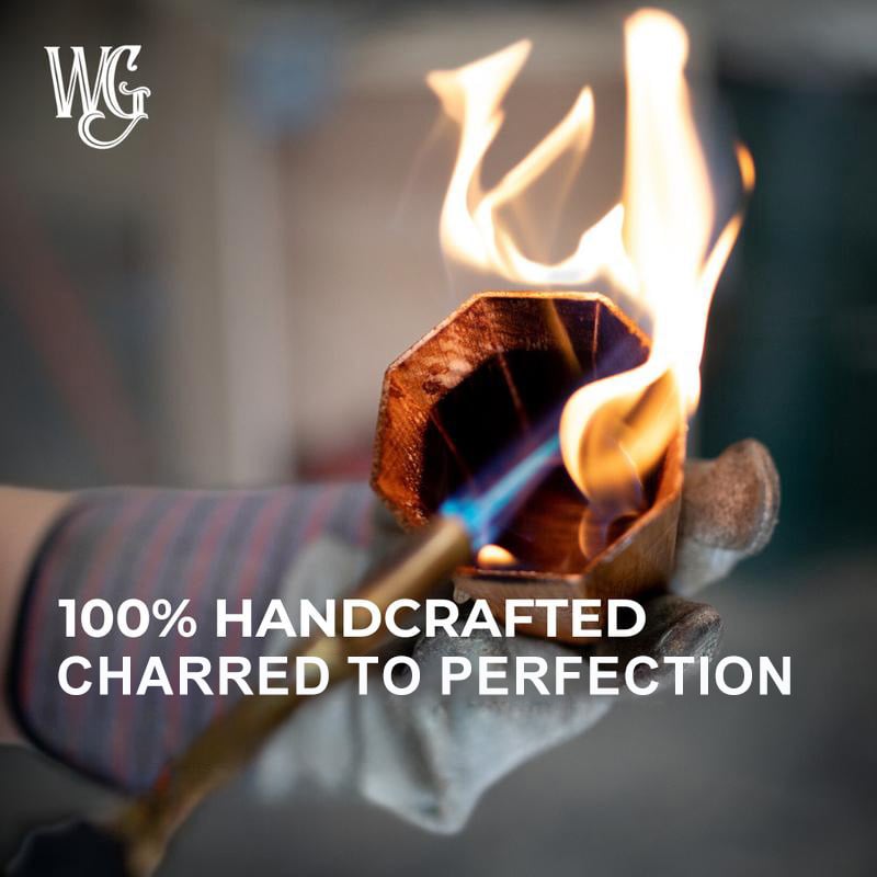 🔥Handmade and Charred Drinking Vessel - Ideal Whiskey Glass for Whiskey Consumption