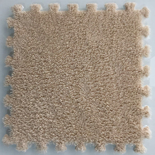 Spliced suede carpet