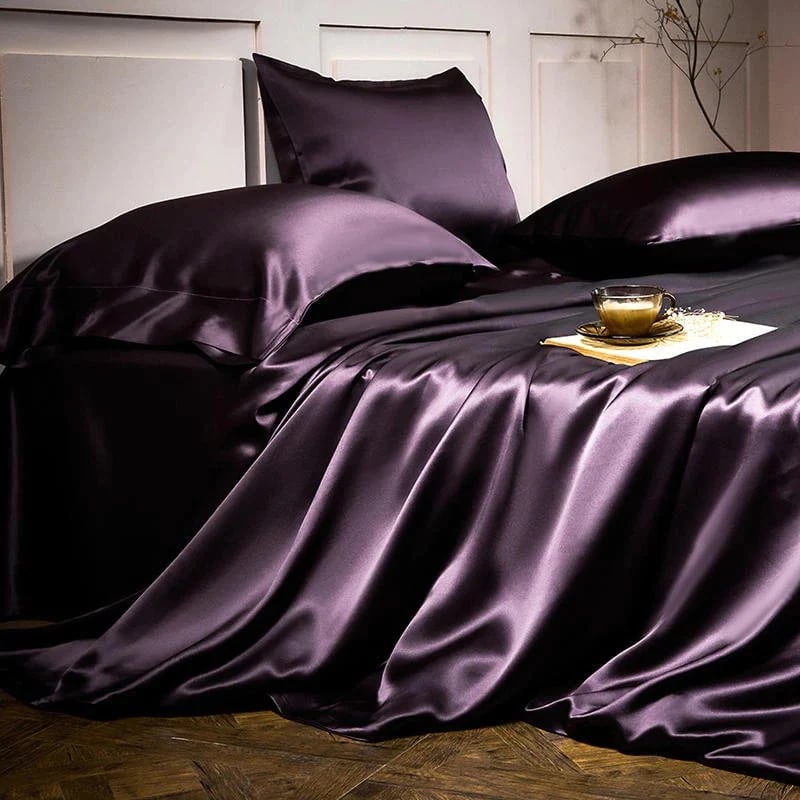 25 momme Summer Luxury Pure Mulberry Silk Bedding Set of 4