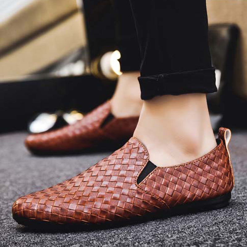Stylish Men's Slip-on Casual Soft Soled Shoes