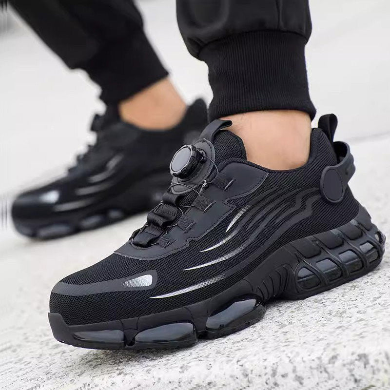 Rotating Button Safety Work Shoes