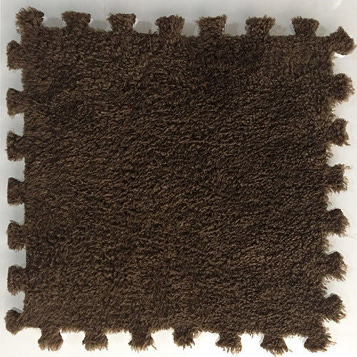 Spliced suede carpet