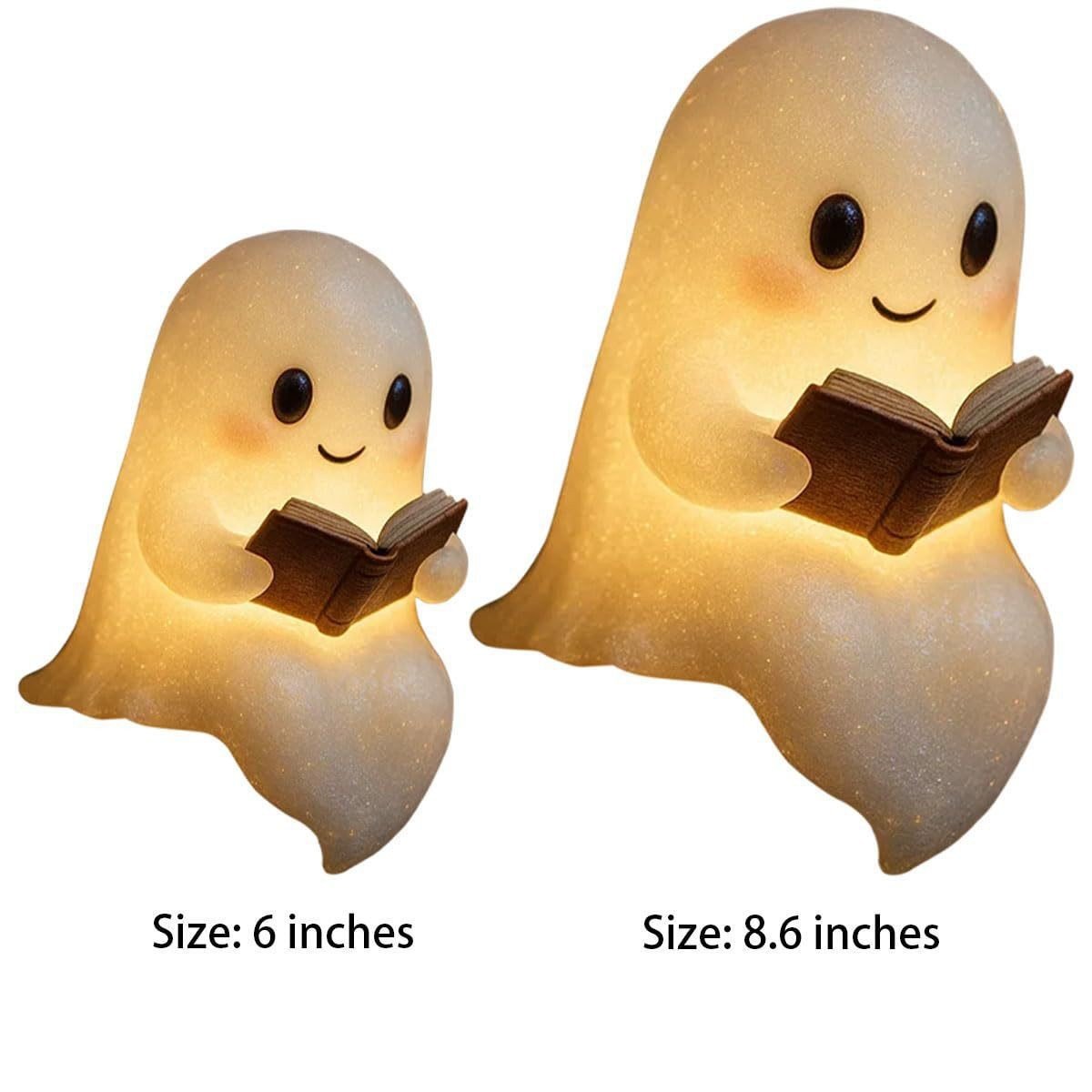 🏆50K+ SOLD! Almost Gone - 👻Cute Ghost Reading Book Lamp✨