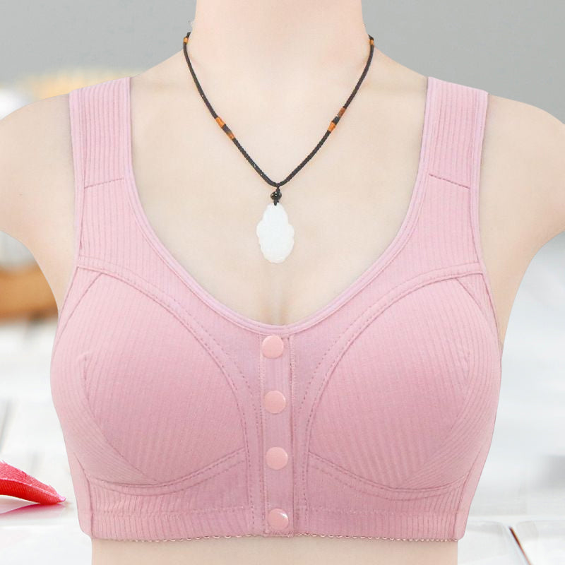 New women’s front snap button plus size bra