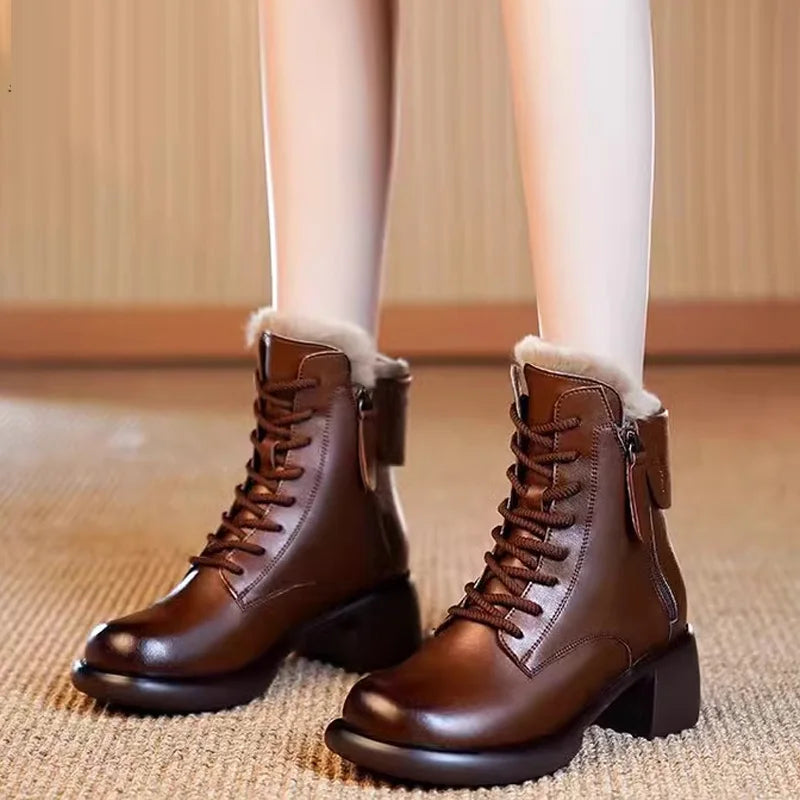 Vintage British-style Martin boots