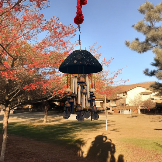 Mushroom Campanula Handmade  Art