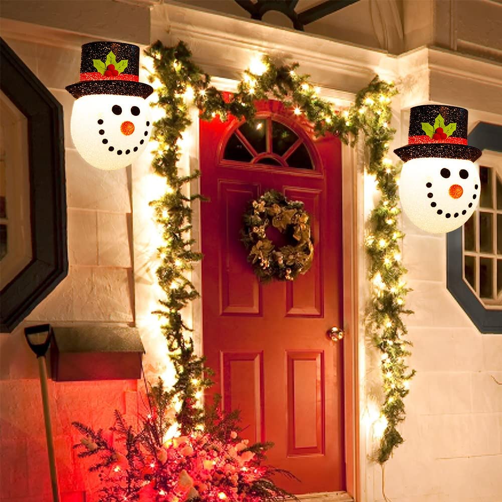 Snowman Porch Light Cover Two pack[BUY 3 FREE SHIPPING]