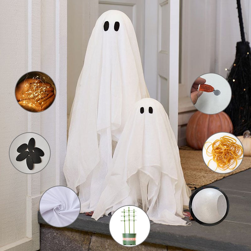 The best Halloween merchandise-👻DIY Lit Ghosts Material Kit