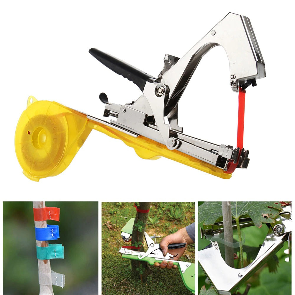 Garden plant tying machine