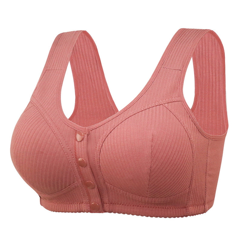 New women’s front snap button plus size bra