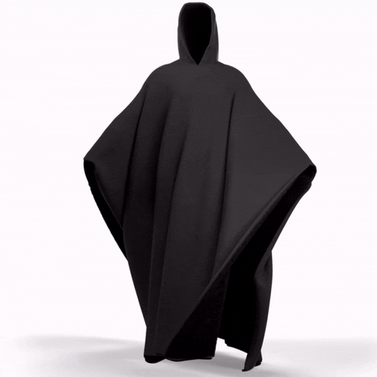 Loose Hooded Poncho Hoodie