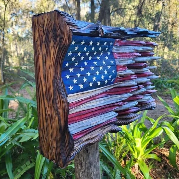 Wooden American Flag🔥BUY 2 FREE SHIPPING🔥