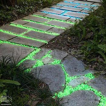 Glow-in-the-Dark Garden Pebbles