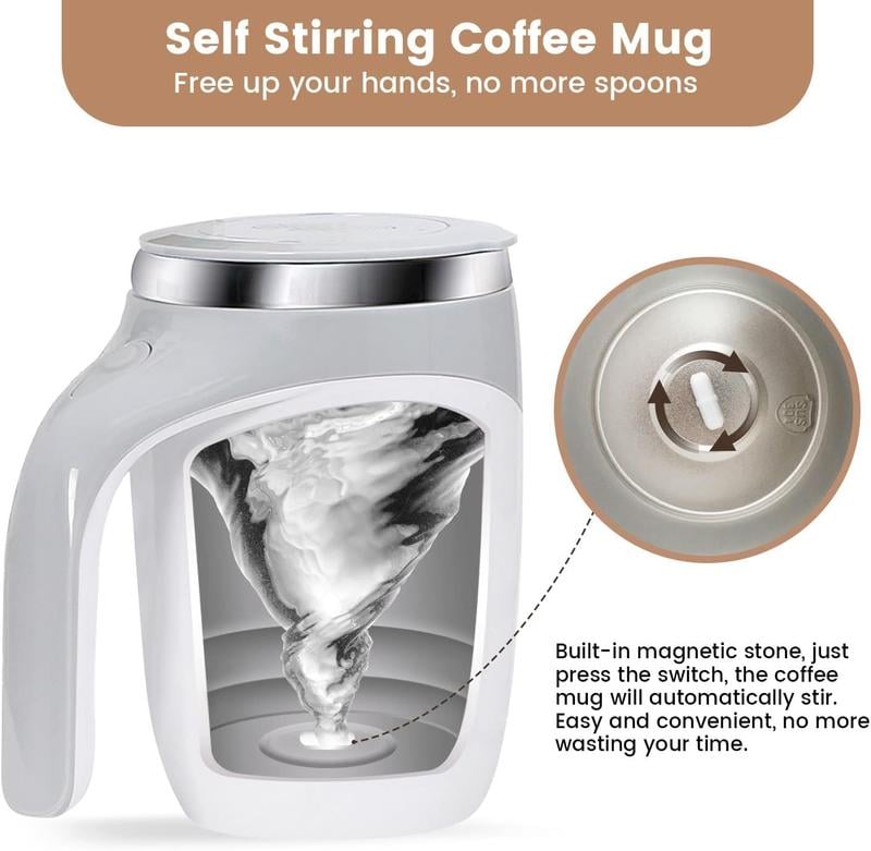 Automatic Magnetic Stirring Coffee Mug
