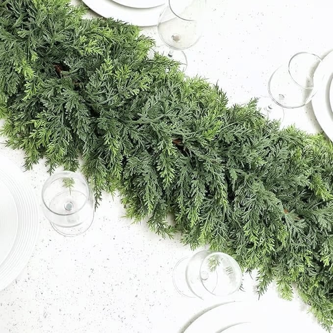 ⛄2025 Christmas Artificial Cypress Leaf Vine Wreath🎄