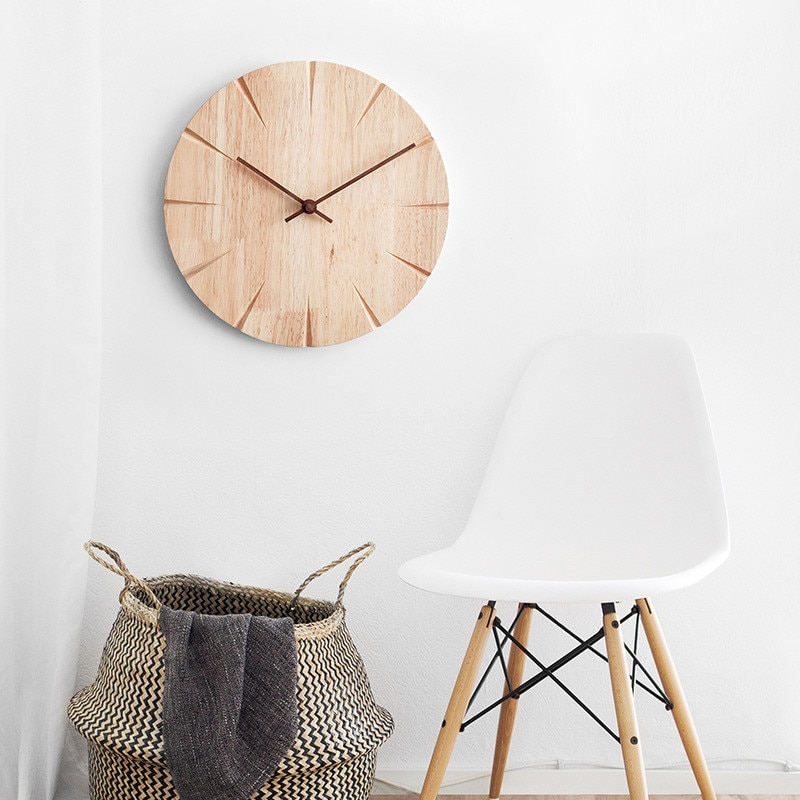 Simple Elegance Wooden Wall Clock