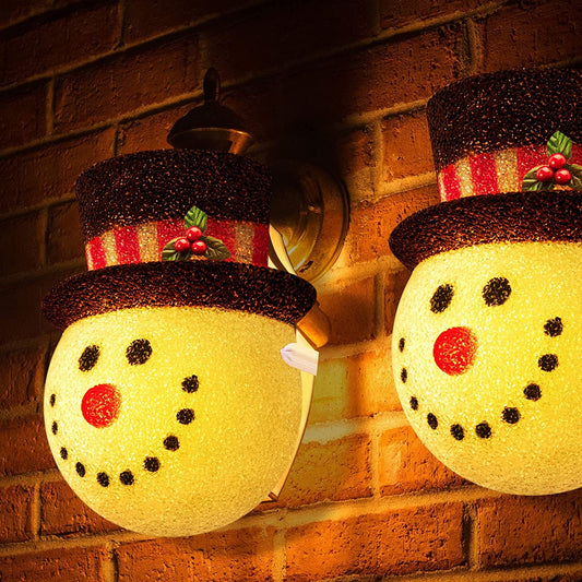 Snowman Porch Light Cover Two pack[BUY 3 FREE SHIPPING]