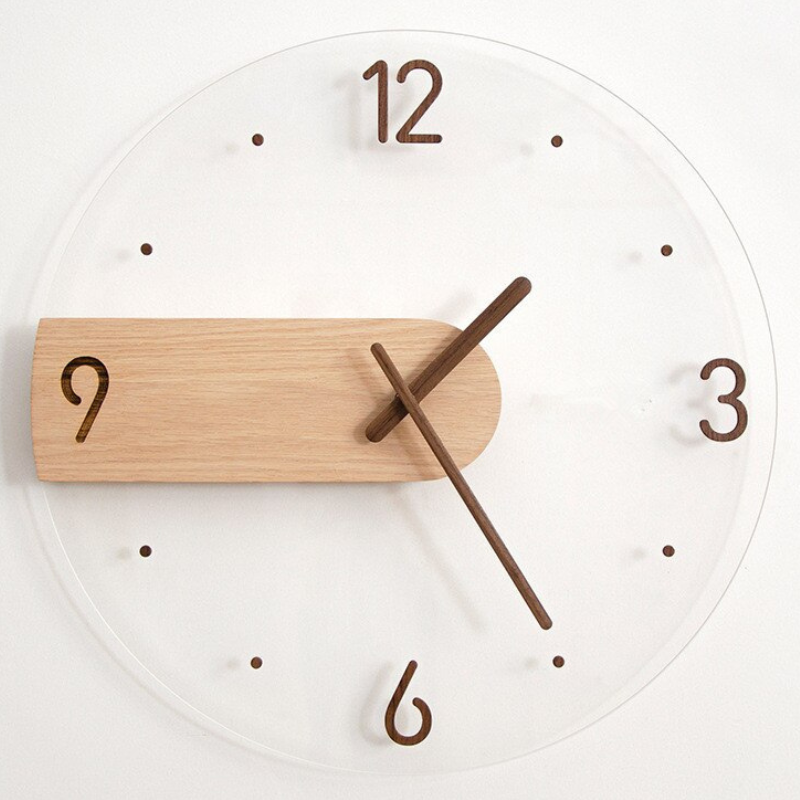 Simple Elegance Wooden Wall Clock