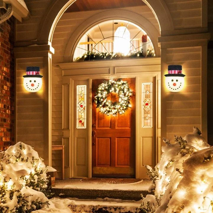 Snowman Porch Light Cover Two pack[BUY 3 FREE SHIPPING]