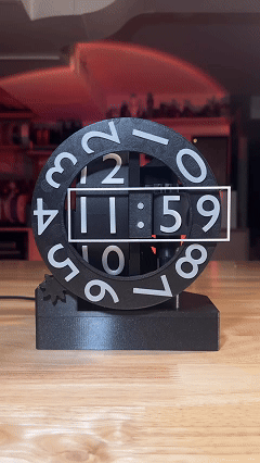 🥳Super cool 50% off🕰️Triaxial Numechron Clock