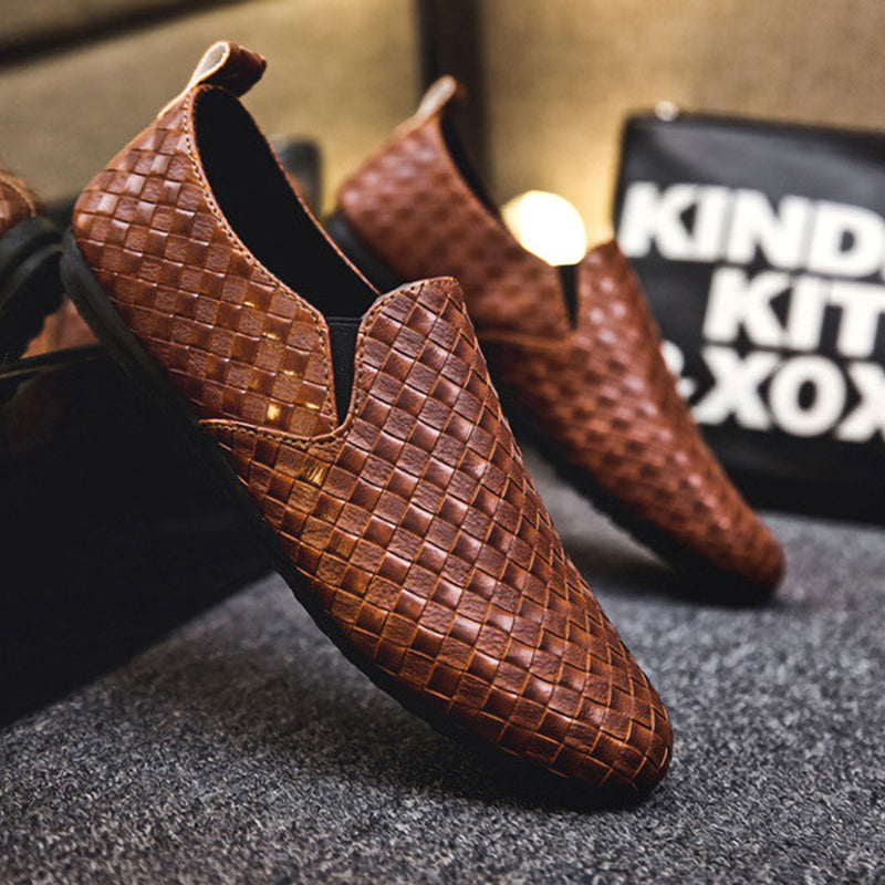 Stylish Men's Slip-on Casual Soft Soled Shoes