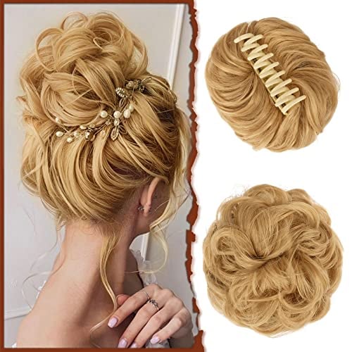 Claw Clip Messy Bun Hair Piece