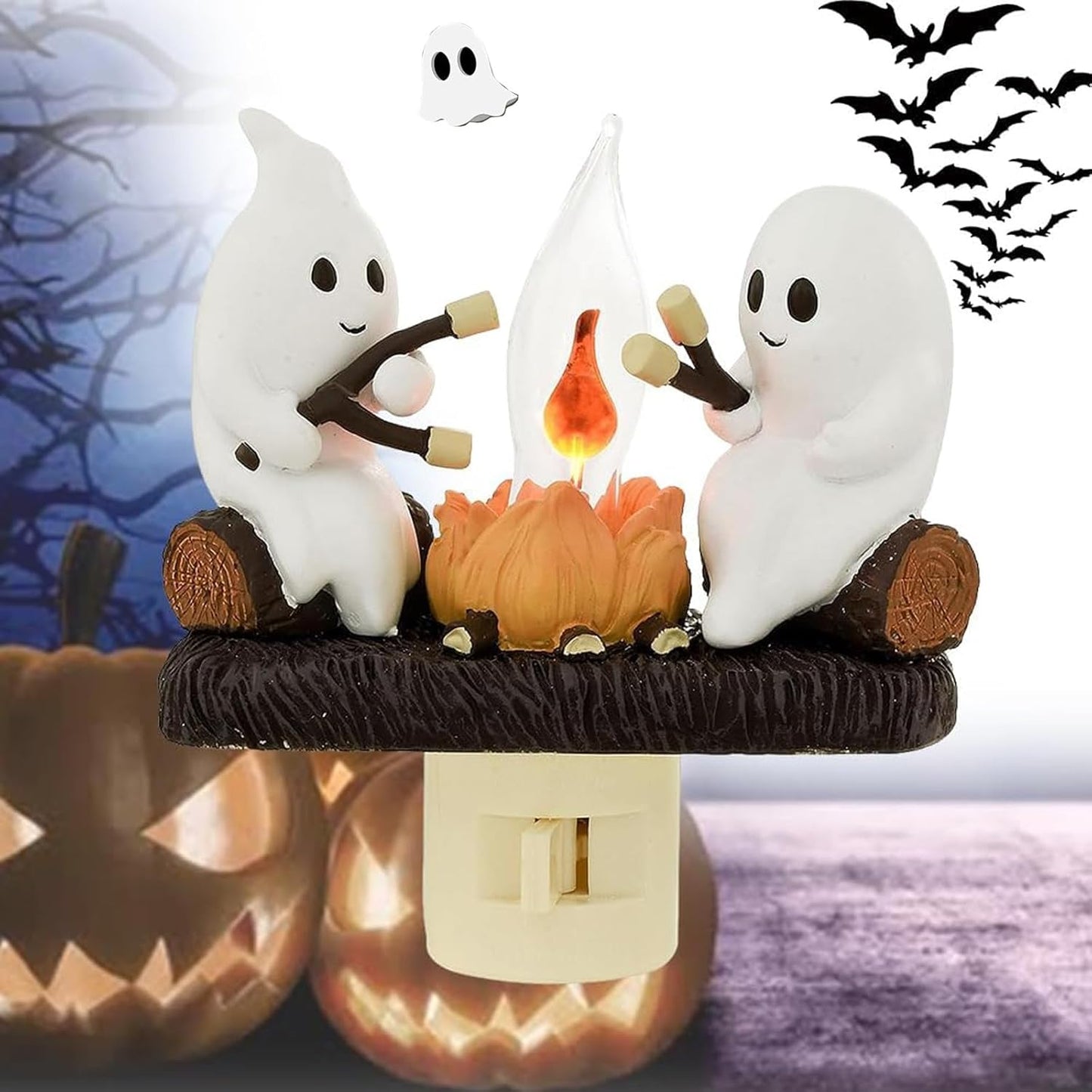 🔥Halloween Hot Sale 49% OFF👻-Campfire Ghost Nightlight