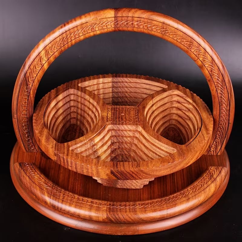 Last Day 49% OFF🔥-Handmade wood carving fruit plate