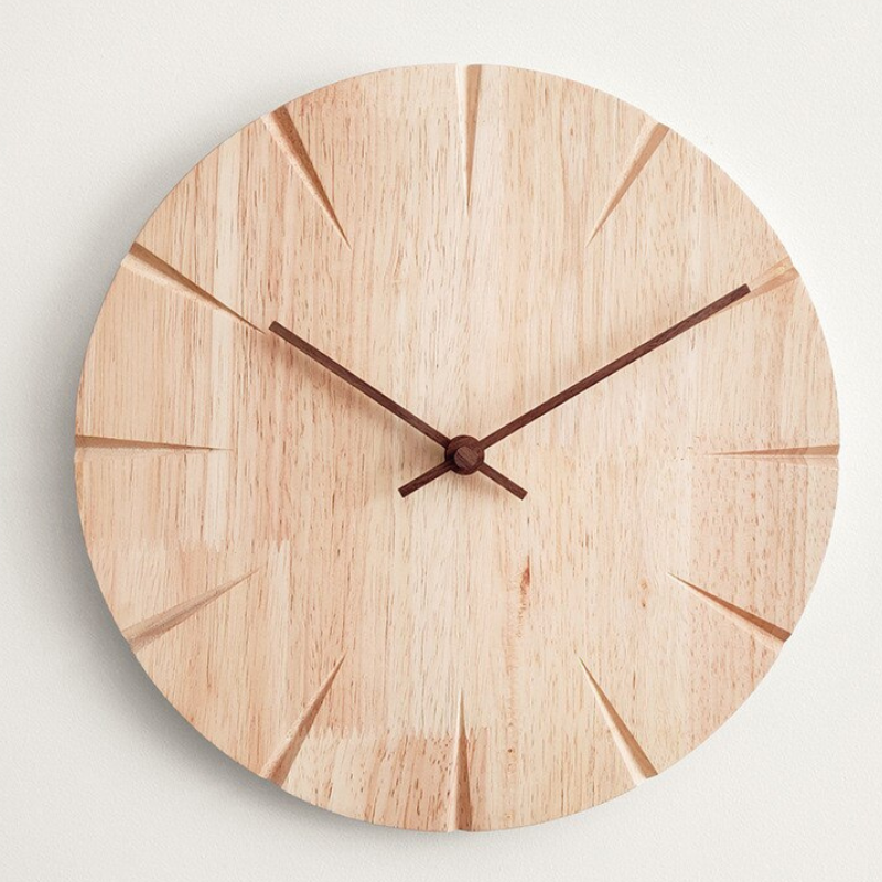 Simple Elegance Wooden Wall Clock