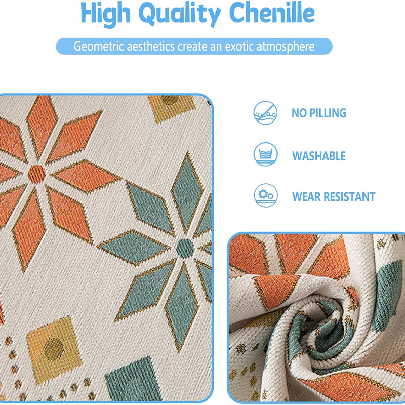 🌟Hot Sale 50% OFF🛋️Reversible Bohemian Sofa Cover with Tassels