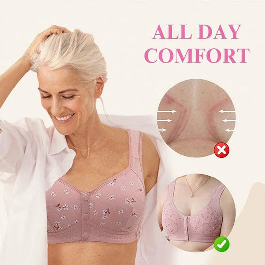 🔥50% OFF - Comfortable & Convenient Front Button Bra